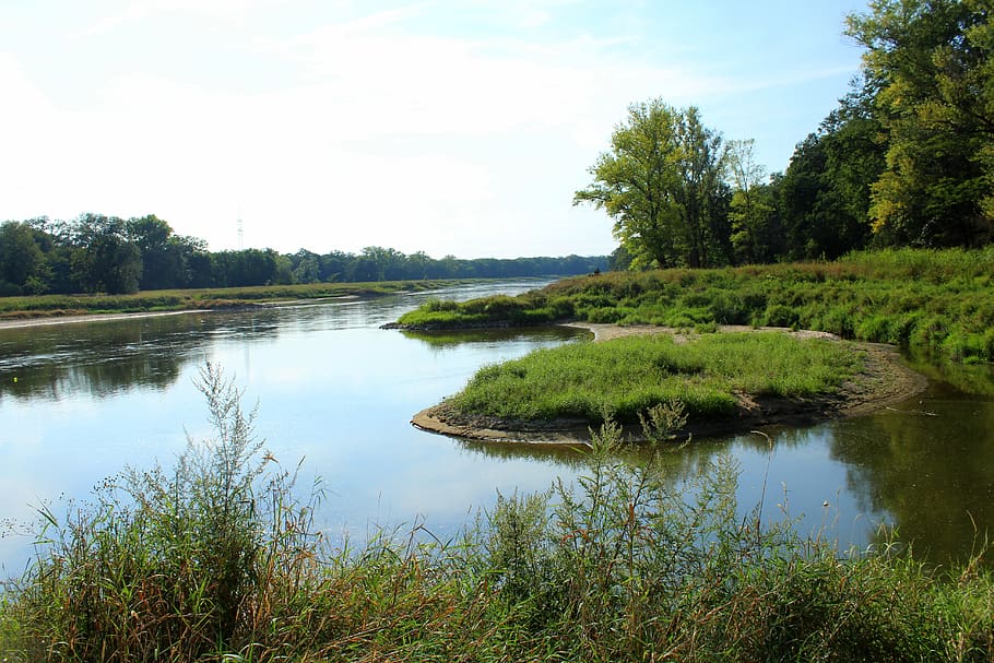 river, landscape, summer, nature, holiday, peace of mind, the silence HD wallpaper