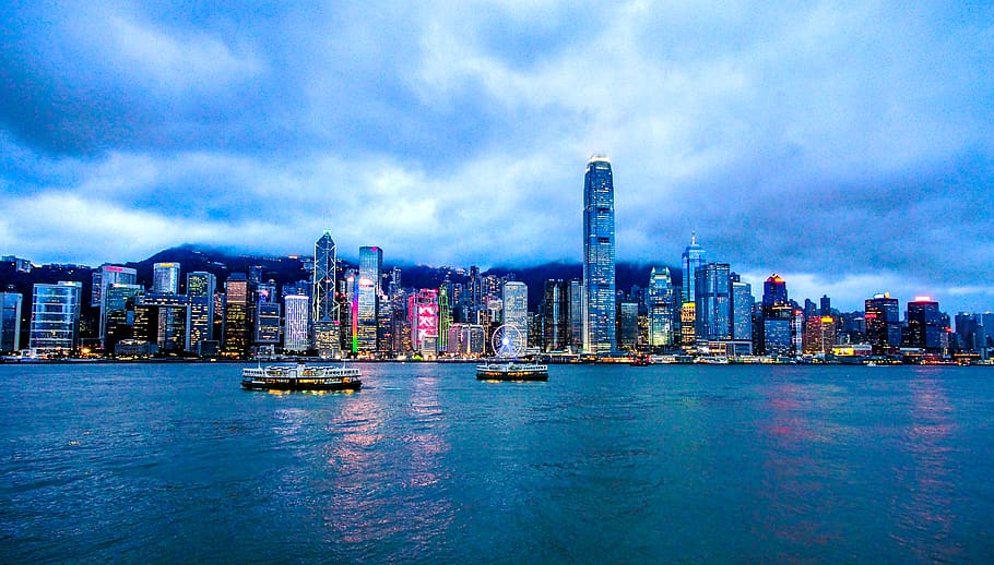 hong kong, building exterior, architecture, built structure HD wallpaper