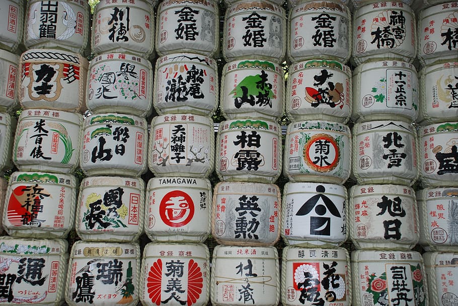 saki, display, prefecture, japan, in a row, large group of objects HD wallpaper