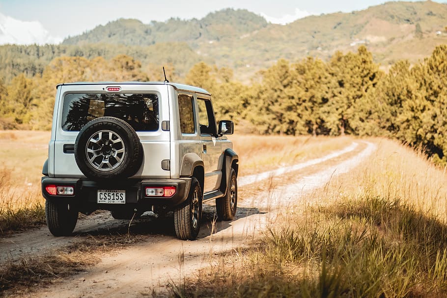 Jeep On A Road, automobile, car, countryside, day, daylight, drive HD wallpaper