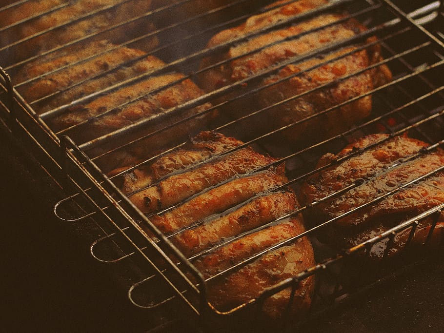 meat, chicken, grilled, barbecue, delicious, meal, bbq, nutrition HD wallpaper