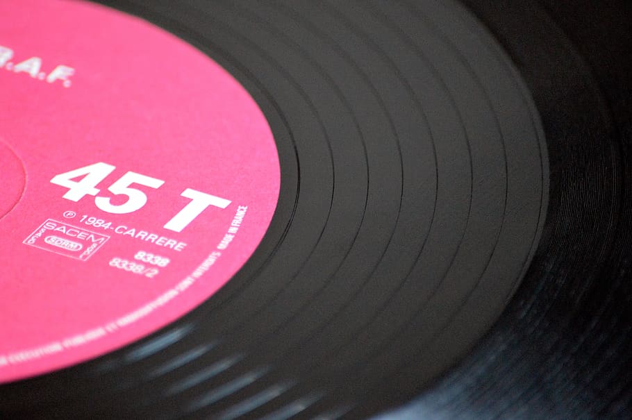 vinyl, record, 45t, old, music, retro, audio, tinge, records HD wallpaper