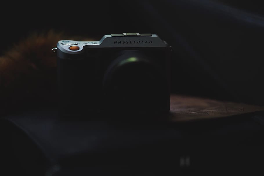black and grey camera, electronics, digital camera, strap, video camera HD wallpaper