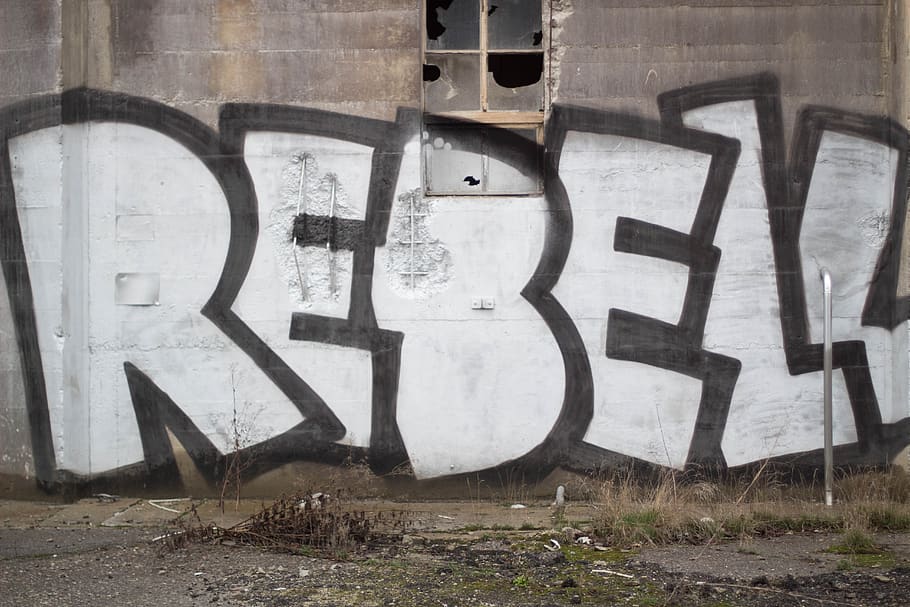 graffiti, road, art, abandoned, concrete, wall, text, no people HD wallpaper