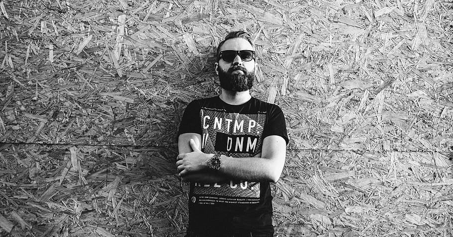 me, portrait, black, and, white, wall, dsr, street, streetart HD wallpaper