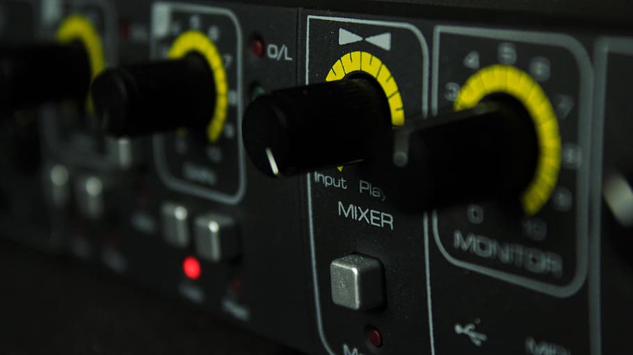 technology, blur, computer, display, amplifier, Analogue, audio HD wallpaper