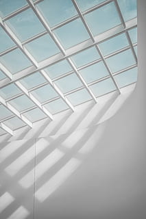gray wall, architecture, skylight, structure, window, sunlight HD wallpaper