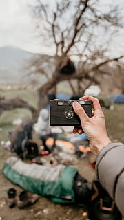 electronics, camera, person, human, finger, photographer, photography HD wallpaper