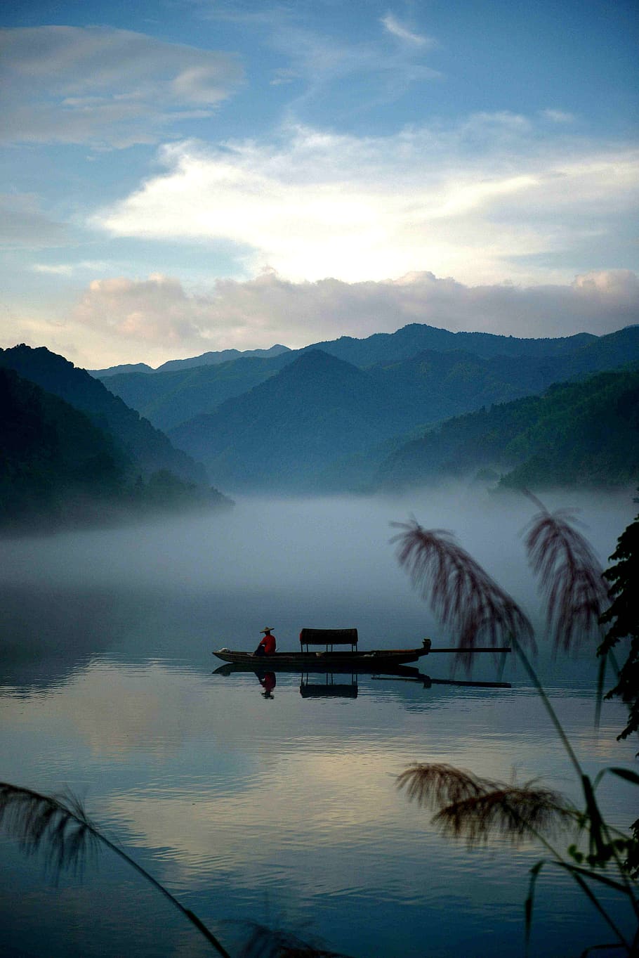 water, mountain, sky, scenics - nature, beauty in nature, cloud - sky HD wallpaper