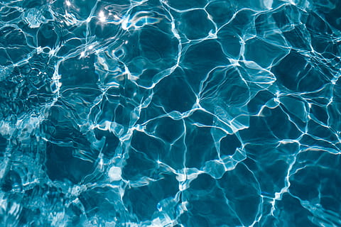 HD wallpaper: Wavy water surface in a swimming pool, wave, abstract ...