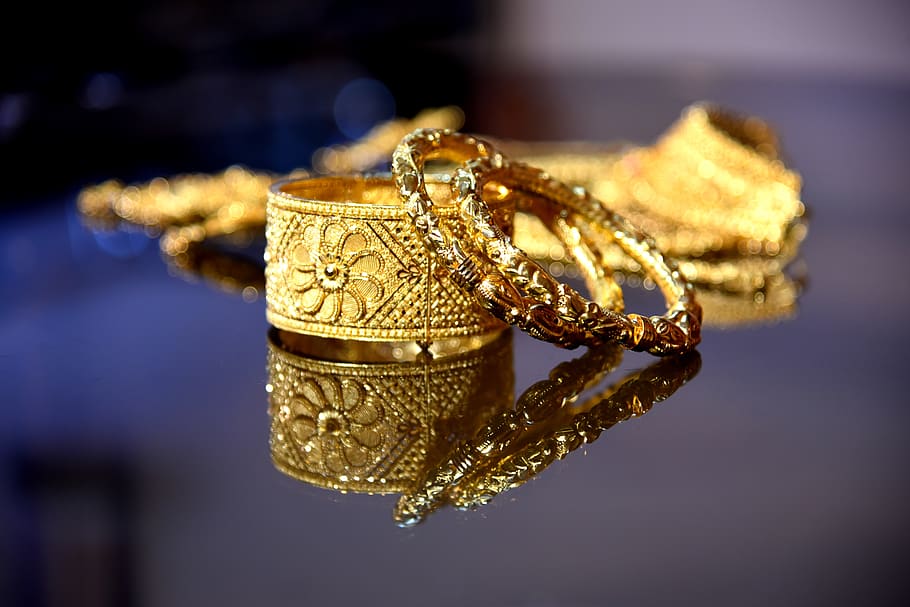 HD wallpaper: indian, gold, jewelry, bracelet, bangle, female, decoration |  Wallpaper Flare