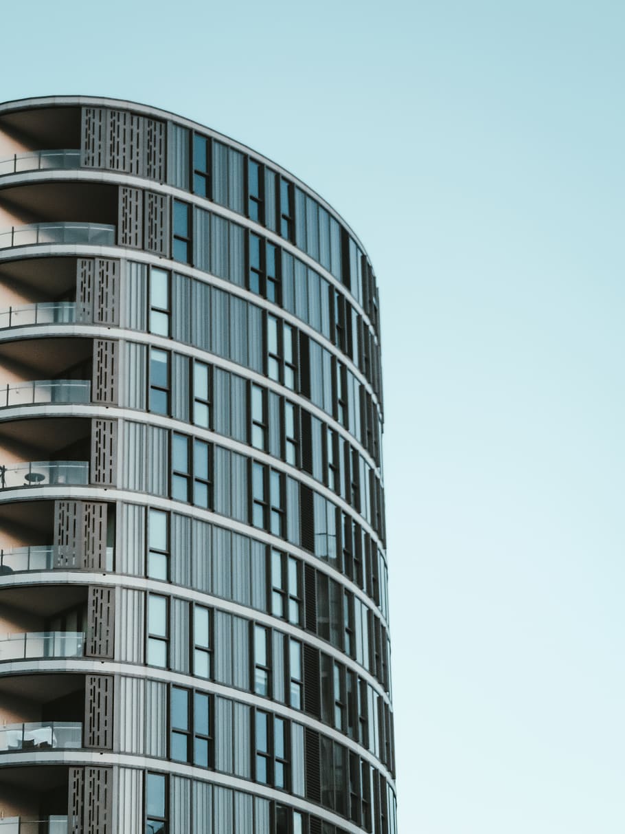 high-rise building, office building, housing, condo, urban, high rise HD wallpaper