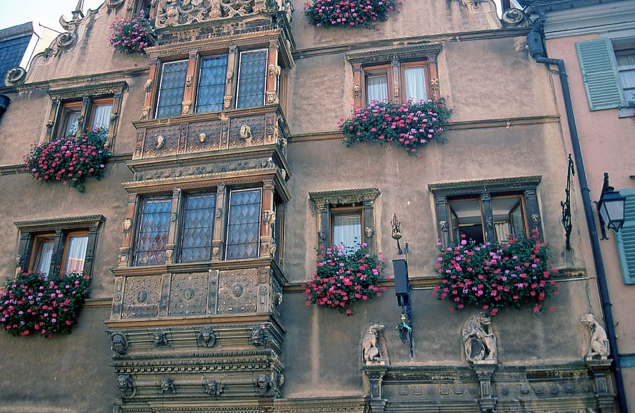france, colmar, building exterior, architecture, built structure HD wallpaper