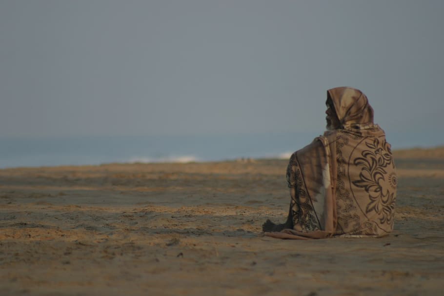india, ocean, beach, meditation, goa, contemplation, mystical HD wallpaper