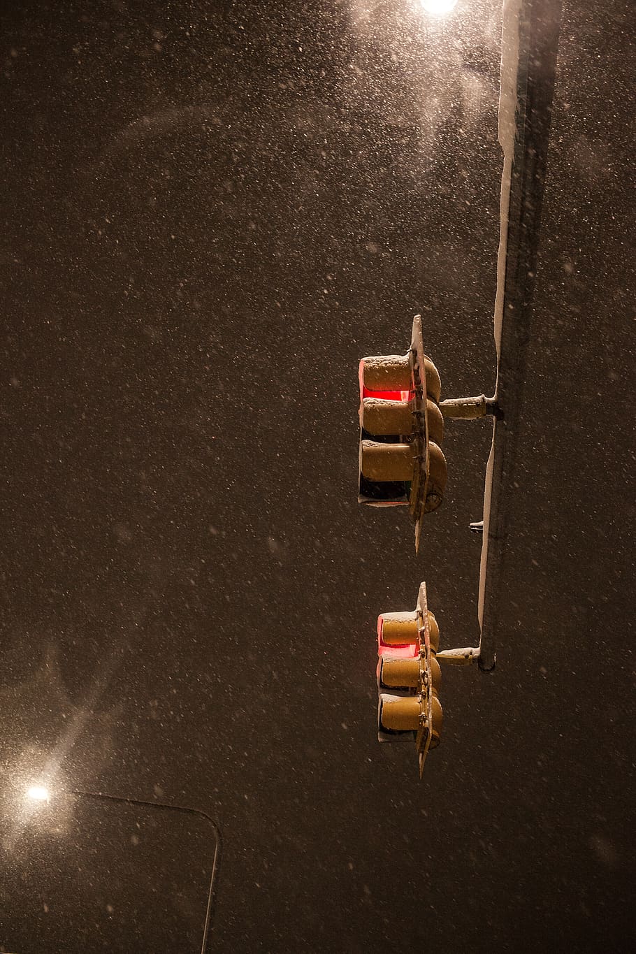 light, traffic light, headlight, street, seattle, night, winter HD wallpaper