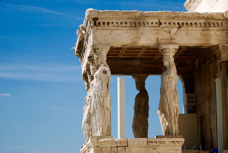 greece, athens, acropolis, architecture, built structure, history, HD wallpaper