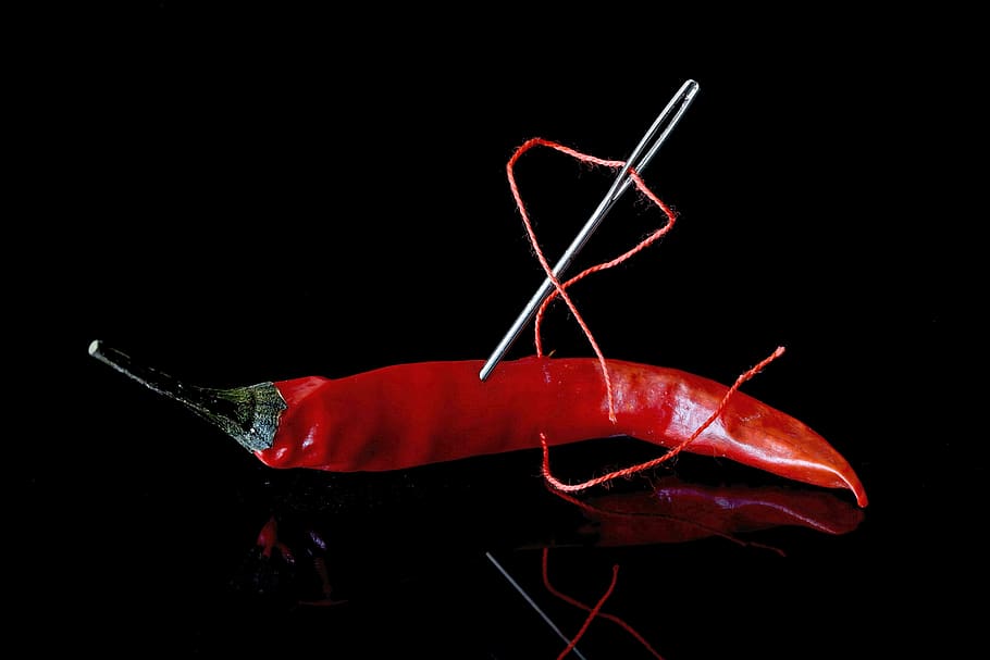 chilli, sharp, red, pepperoni, pods, sharpness, eat, fiery HD wallpaper
