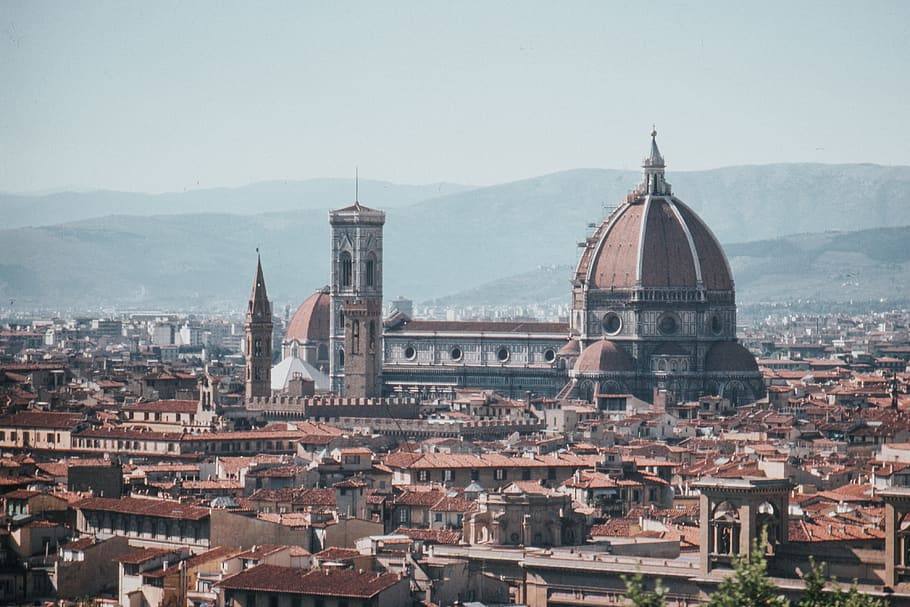 architecture, building, dome, spire, tower, steeple, city, urban HD wallpaper