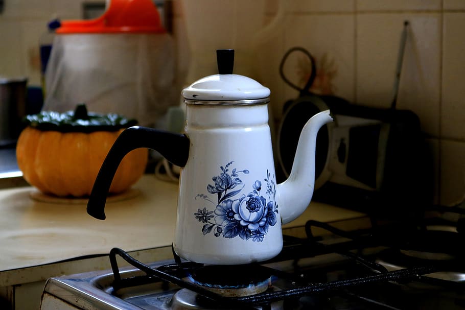 teapot, container, kitchen, heat up, boil, jar, culinary, cook HD wallpaper