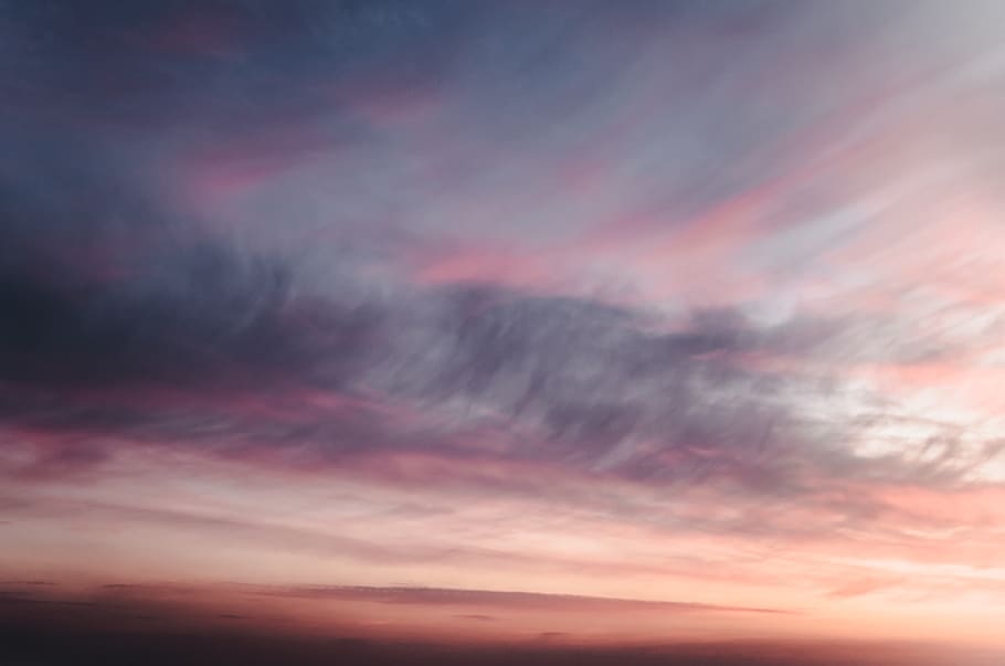 orange and white clouds, mood, color, colour, wallpaper, android wallpaper HD wallpaper