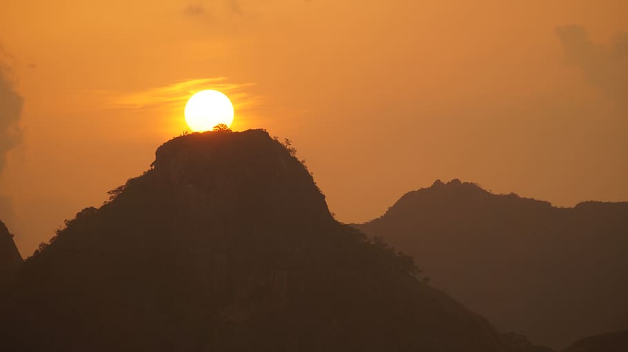 india, valparai, sunset, sky, beauty in nature, scenics - nature, HD wallpaper