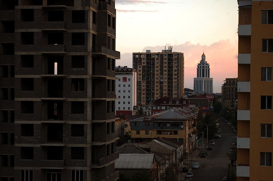 georgia, batumi, building exterior, architecture, built structure HD wallpaper