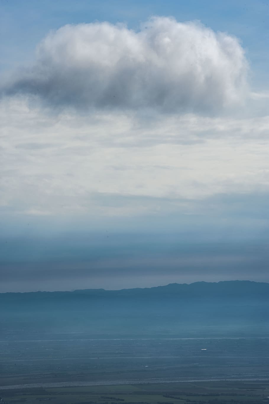 white and blue sky, nature, outdoors, horizon, azure sky, sea HD wallpaper