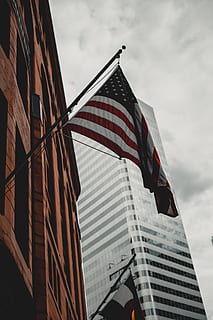 Waving Usa Flag, administration, American flag, architectural design HD wallpaper