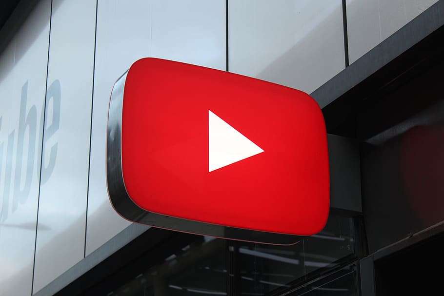 youtube, youtube inc, youtube logo, sign, red, communication, HD wallpaper