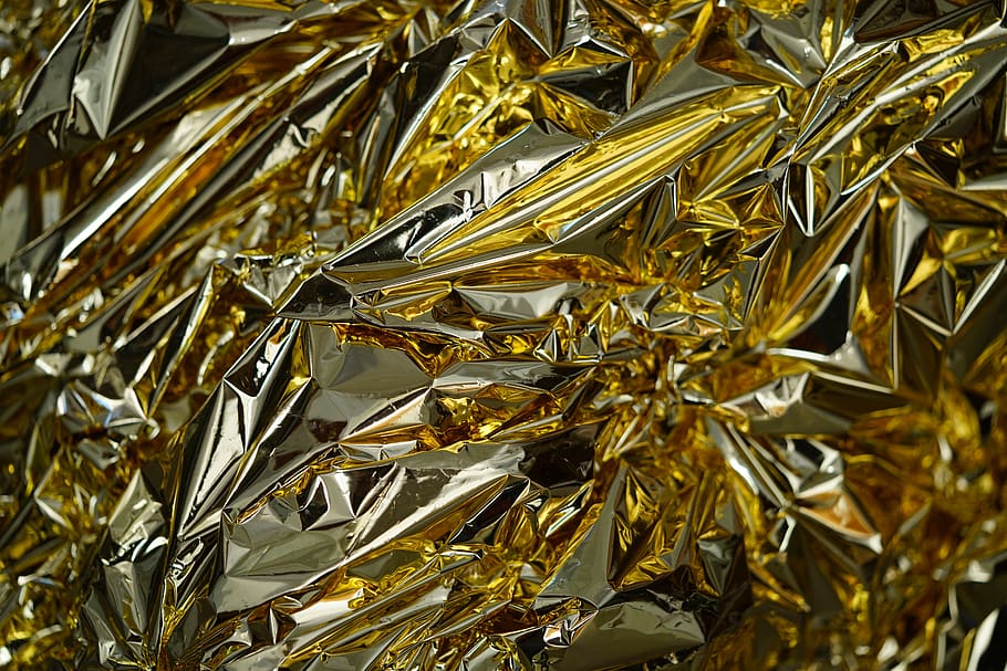 rescue film, slide, silver foil, gold foil, first aid, sub-cooling protection, HD wallpaper