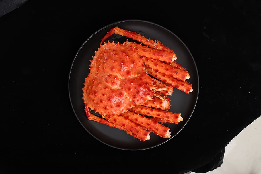 cooked frozen, king crab, seafood, food and drink, indoors, HD wallpaper