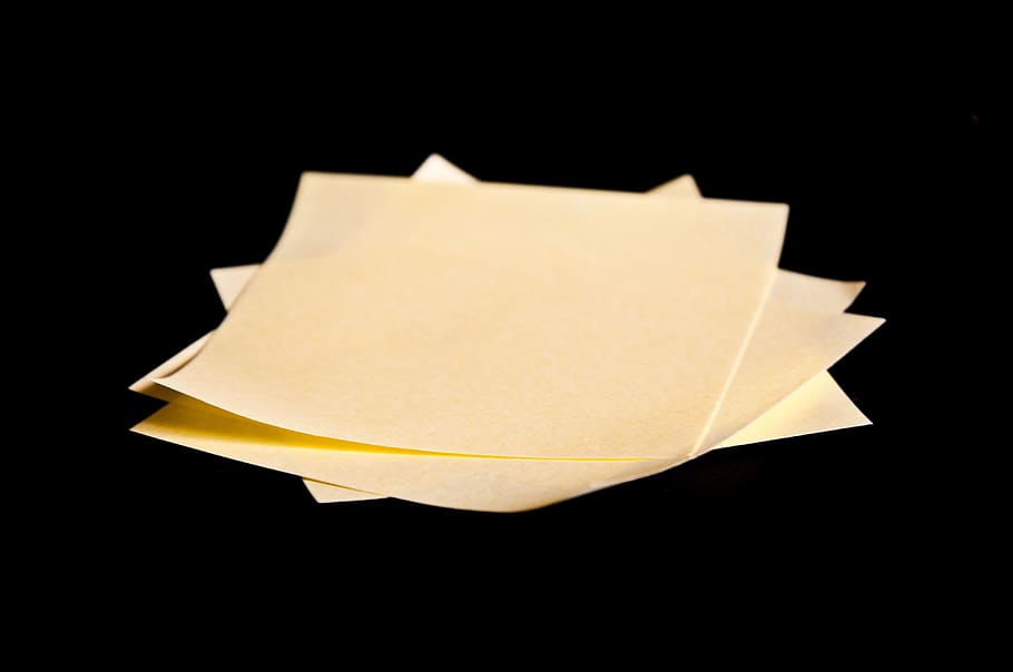 post it, pile, yellow, orange, work, list, notes, paper, black background HD wallpaper