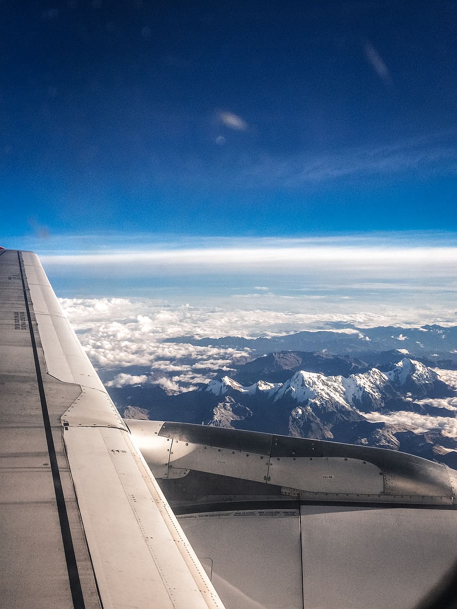 peru, sky, airplane, peruvian, beautiful, viento, mountain HD wallpaper