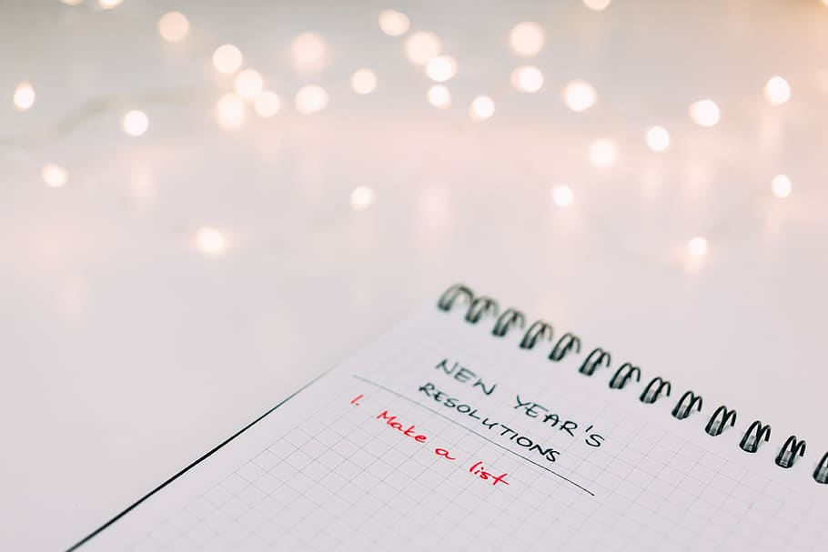 notebook, paper, write, reminders, blur, bokeh, close-up, indoors HD wallpaper