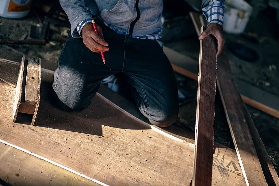 Woodworking Workspace, occupation, one person, industry, construction industry HD wallpaper