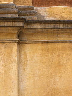 brown concrete wall, rug, texture, building, pillar, column, architecture HD wallpaper