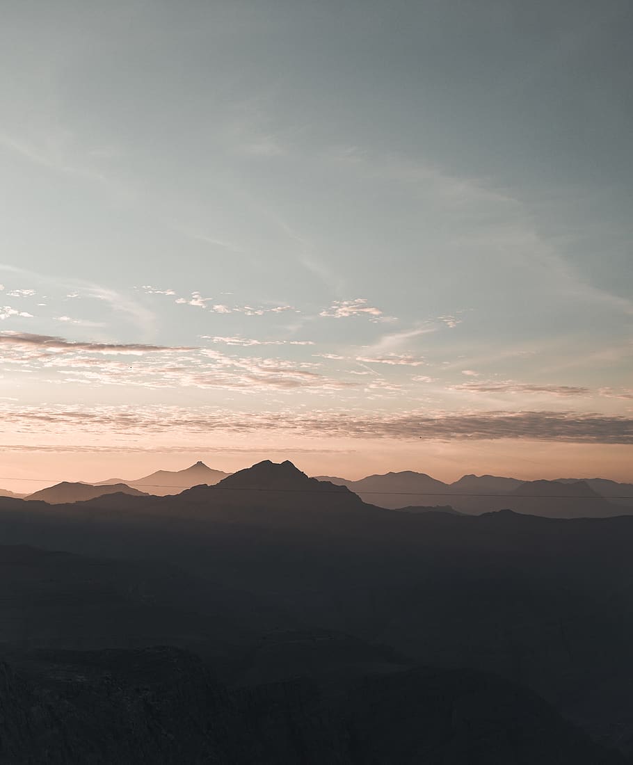 sky, scenics - nature, mountain, beauty in nature, tranquil scene HD wallpaper