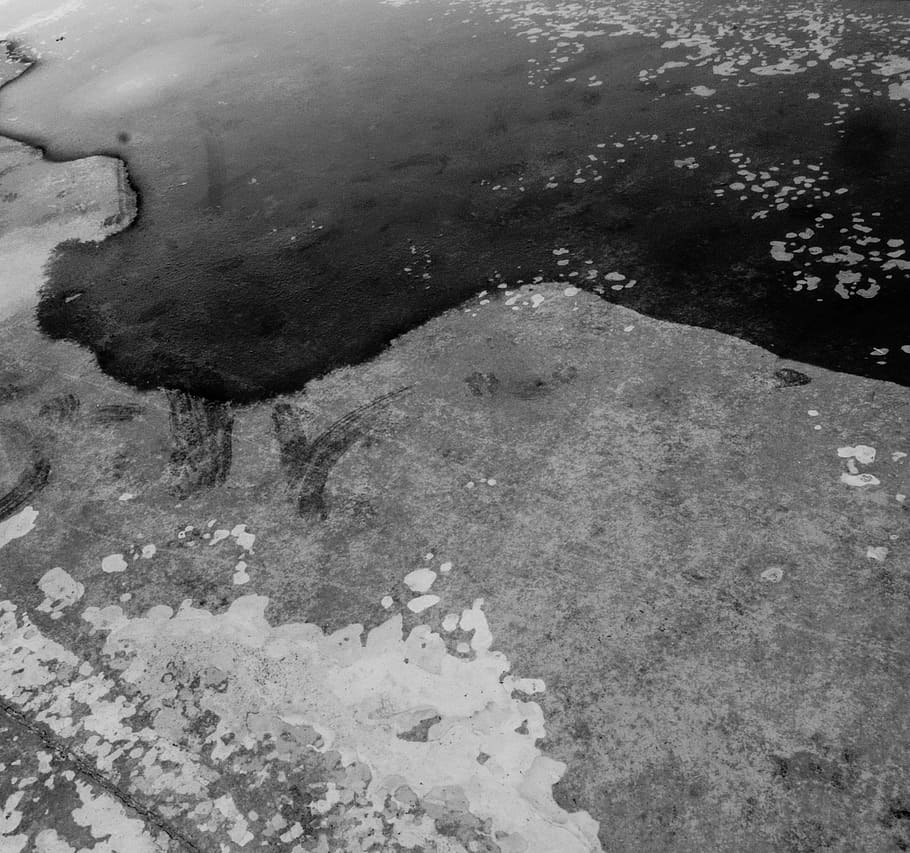gritty, texture, cement, water, high angle view, no people HD wallpaper