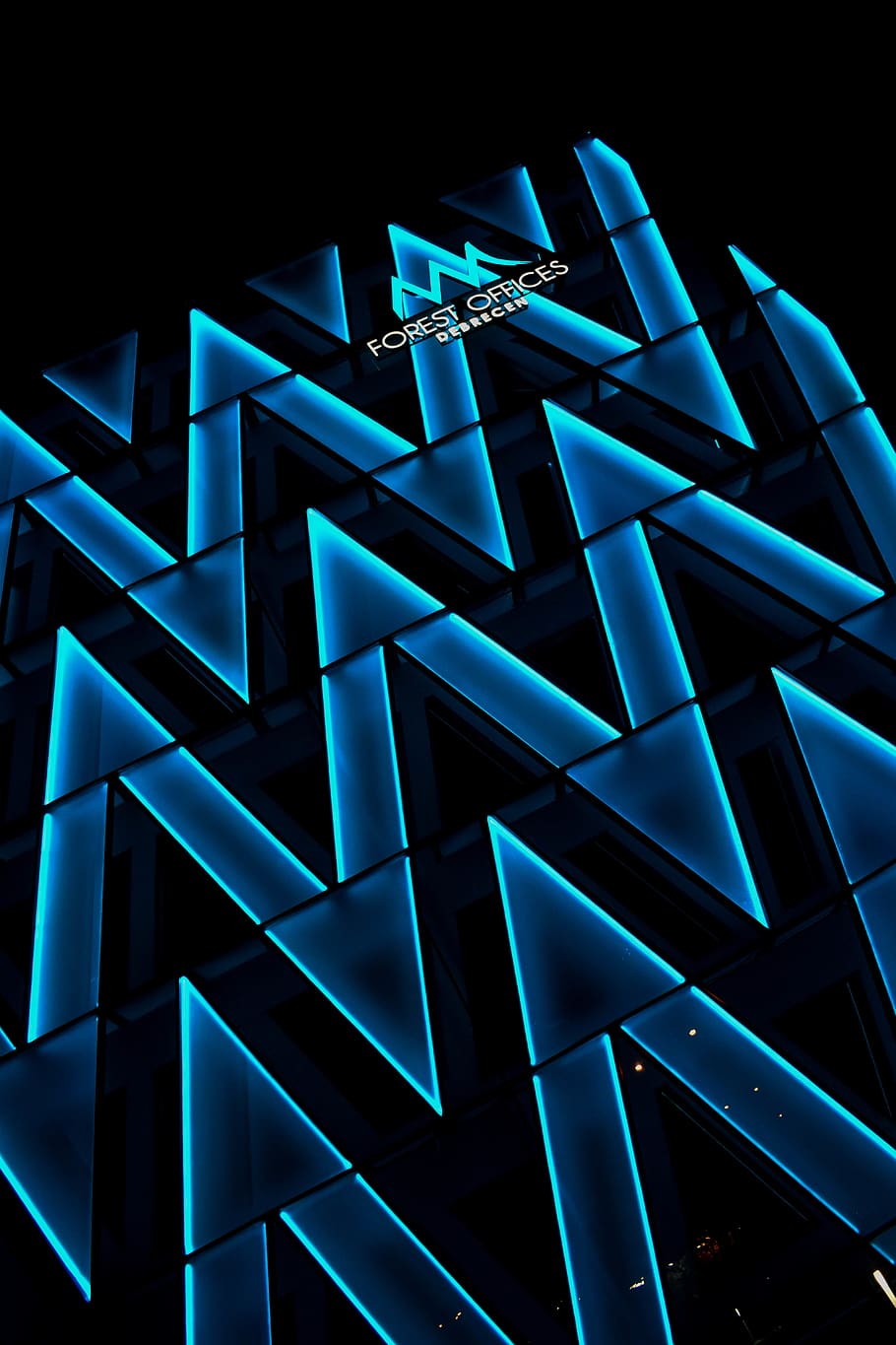 Forest Offices clip art, no people, indoors, night, pattern, blue HD wallpaper