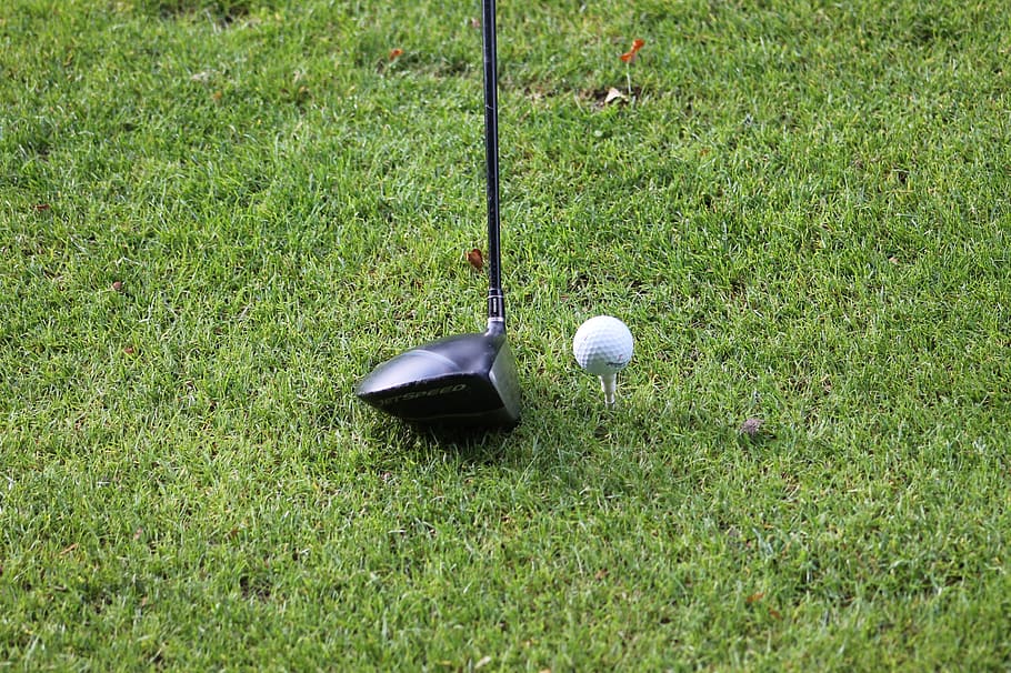 golf, golfer, golf ball, grass, plant, green color, field, golf course HD wallpaper