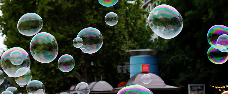 soap bubbles, blow, fun, play, children, flying, childhood HD wallpaper
