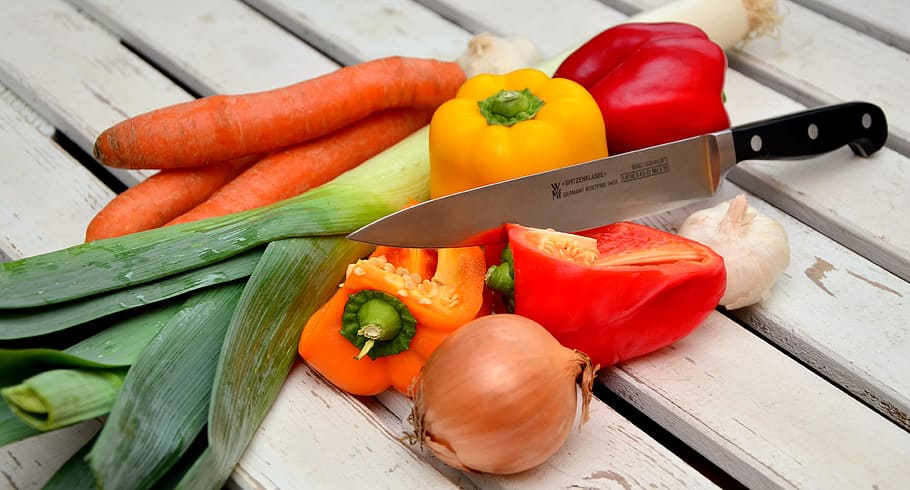 basket, veg, vegetable, fruit, food, nature, ripe, tomato, paprika HD wallpaper
