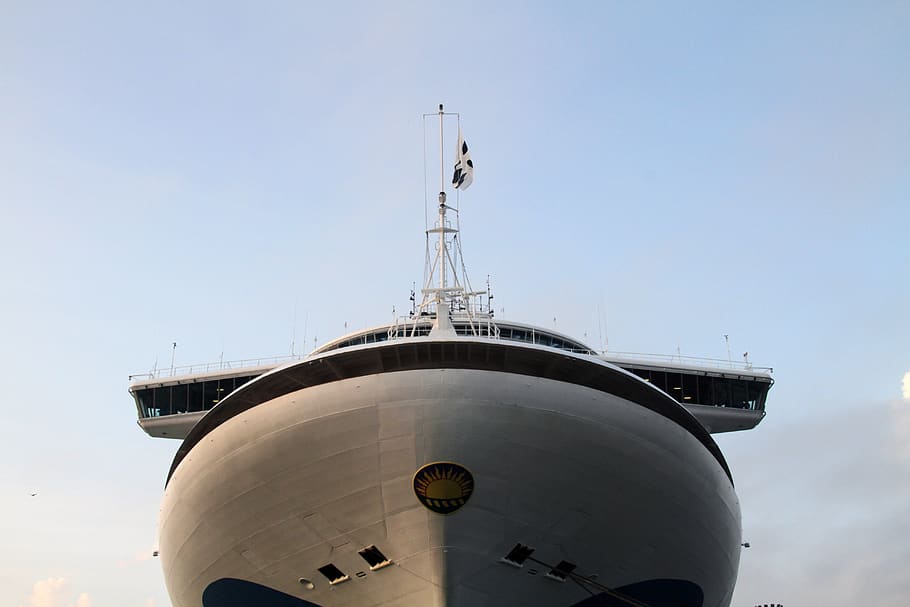 bow, ship, cruise, vacations, cruising, tourism, holiday, sky HD wallpaper