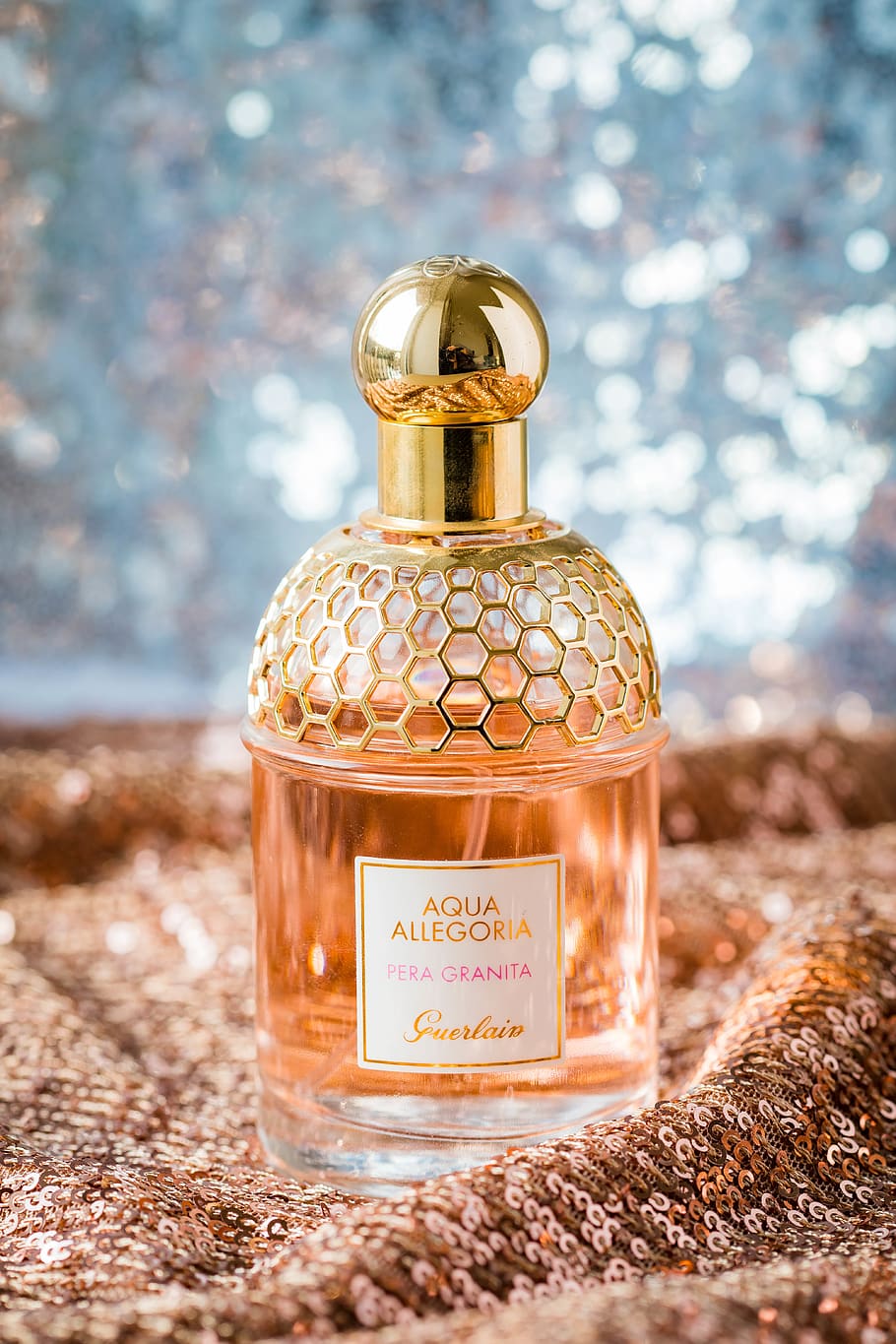 Aqua Allegoria Perfume Bottle, aroma, aromatic, blur, close-up, HD wallpaper