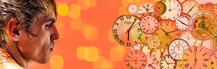 man, young, face, view, direction, time, watches, time of, bokeh HD wallpaper
