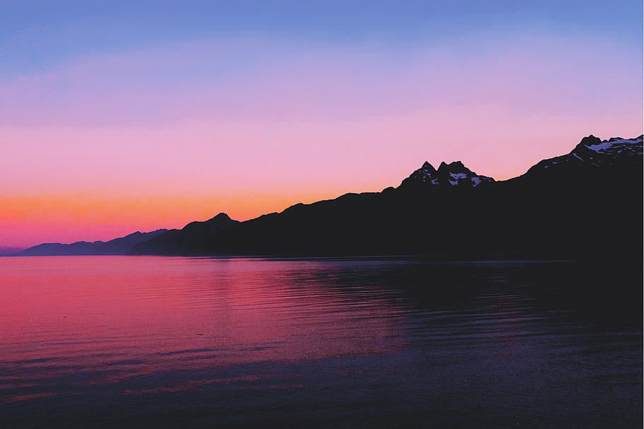 seashore, sky, beauty in nature, water, sunset, scenics - nature HD wallpaper
