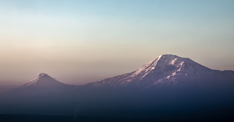 mount ararat, bible, armenia, yerevan, mountain, clouds, noah ark