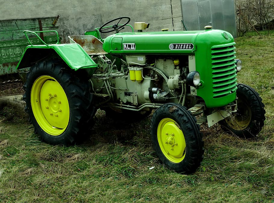 machine, steyrer - tractor, oldtimer, motor, agriculture, vehicle HD wallpaper