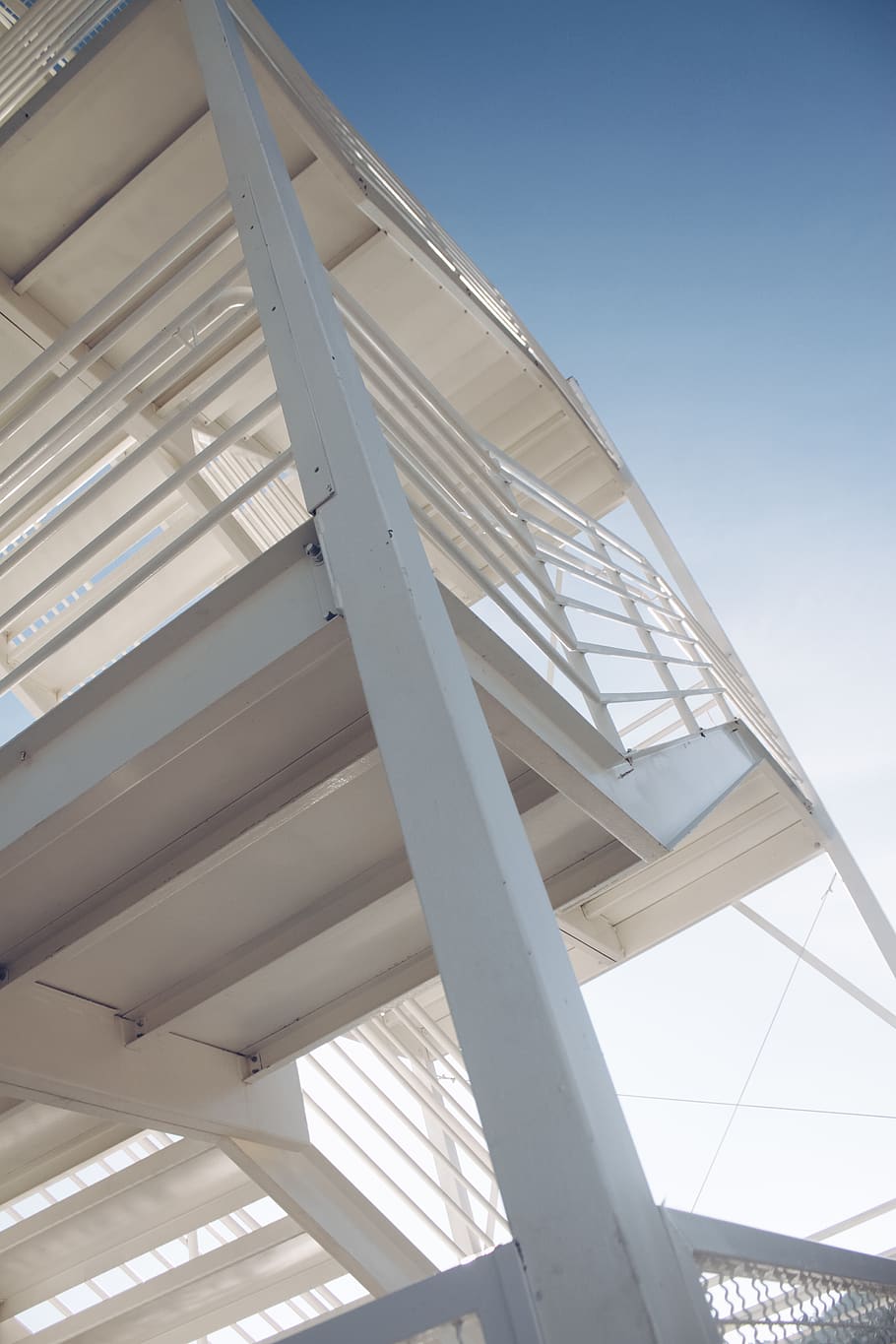 building, architecture, staircase, window, banister, handrail HD wallpaper
