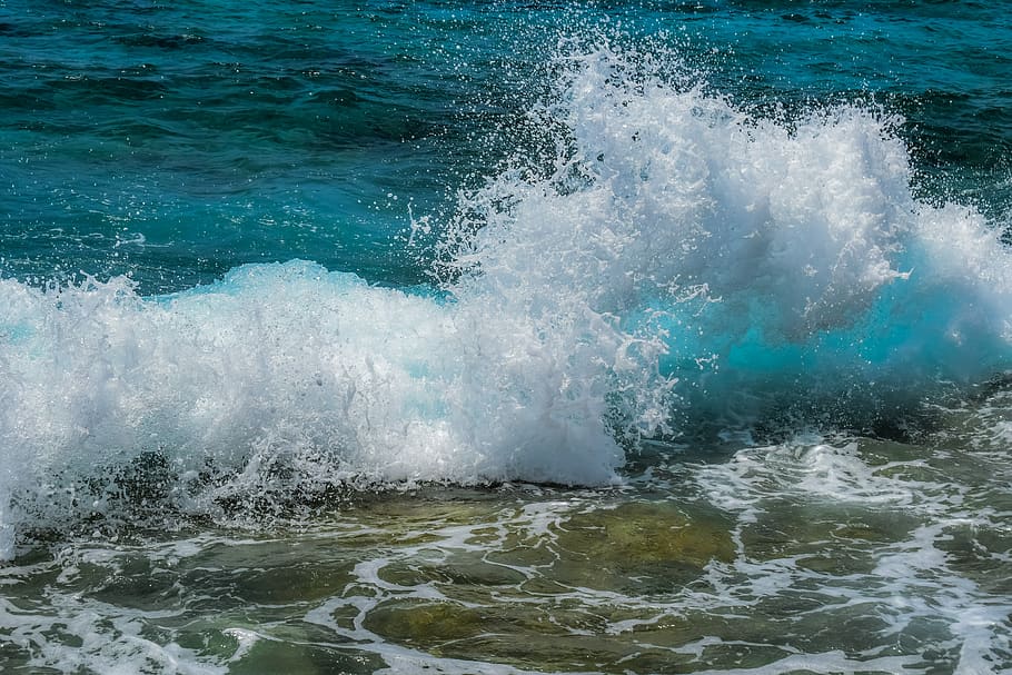 splash, wave, water, splashing, liquid, motion, spray, foam HD wallpaper